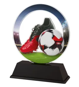 Akrylátová trofej CBCUF001M8 | Fotbal Výška cm: 10, Šířka cm: 7
