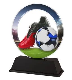 Akrylátová trofej CBCUF001M9 | Fotbal Výška cm: 10, Šířka cm: 7