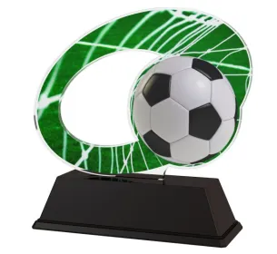 Akrylátová trofej ACLC2102M2 | Fotbal Výška cm: 12, Šířka cm: 12.5