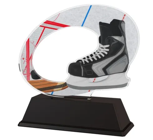 Akrylátová trofej ACLC2102M7 | Hokej Výška cm: 11, Šířka cm: 10.5