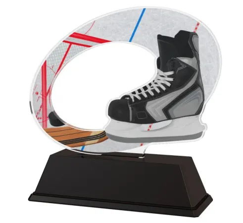 Akrylátová trofej ACLC2102M7 | Hokej Výška cm: 11, Šířka cm: 10.5