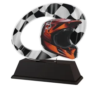 Akrylátová trofej ACLC2102M29 | Motorsport Výška cm: 7.5, Šířka cm: 6.5