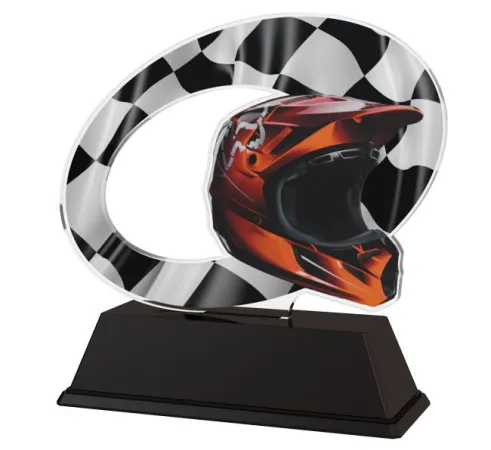 Akrylátová trofej ACLC2102M29 | Motorsport Výška cm: 7.5, Šířka cm: 6.5
