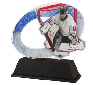 Akrylátová trofej ACLC2102M35 | Hokej Výška cm: 11, Šířka cm: 10.5
