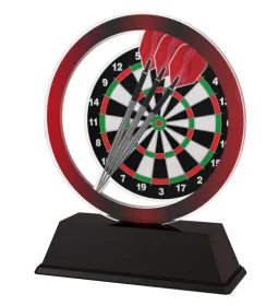 Akrylátová trofej AKE012018M13 | Šipky Výška cm: 10, Šířka cm: 7