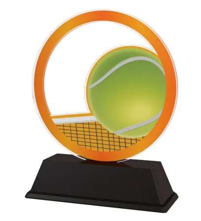 Akrylátová trofej AKE012018M17 | Tenis Výška cm: 10, Šířka cm: 7