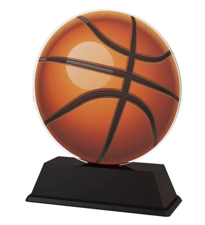 Akrylátová trofej AKE012018M19 | Basketball Výška cm: 14, Šířka cm: 11