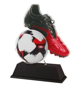 Akrylátová trofej FA200M1 | Fotbal Výška cm: 16, Šířka cm: 13
