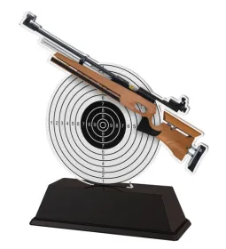 Akrylátová trofej FA200M16 | Střelba Výška cm: 10, Šířka cm: 6