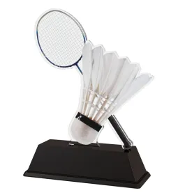 Akrylátová trofej FA200M17 | Badminton Výška cm: 10, Šířka cm: 6
