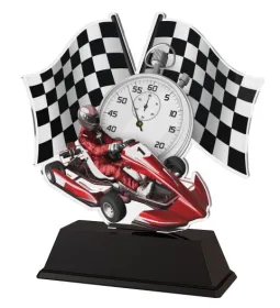 Akrylátová trofej FA210M03 | Motorsport Výška cm: 15.5, Šířka cm: 12.5