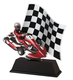 Akrylátová trofej FA210M07 | Motorsport Výška cm: 15.5, Šířka cm: 12.5
