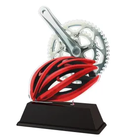 Akrylátová trofej FA210M10 | Cyklistika Výška cm: 10, Šířka cm: 6
