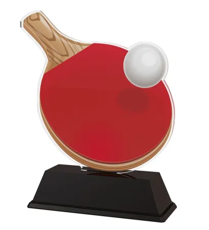 Akrylátová trofej FA210M16 | Stolní tenis Výška cm: 10, Šířka cm: 6