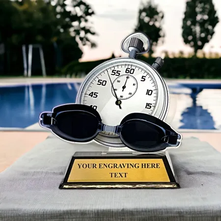 Akrylátová trofej FA210M21 | Plavání Výška cm: 10, Šířka cm: 6