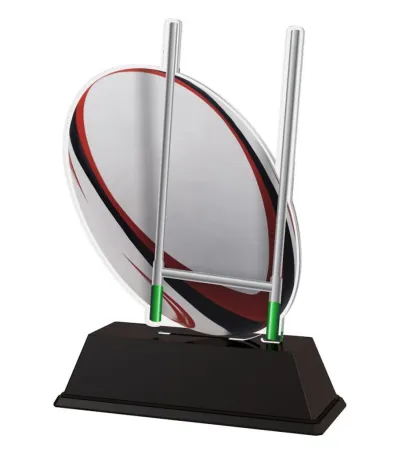 Akrylátová trofej FA210M22 | Rugby Výška cm: 10, Šířka cm: 6