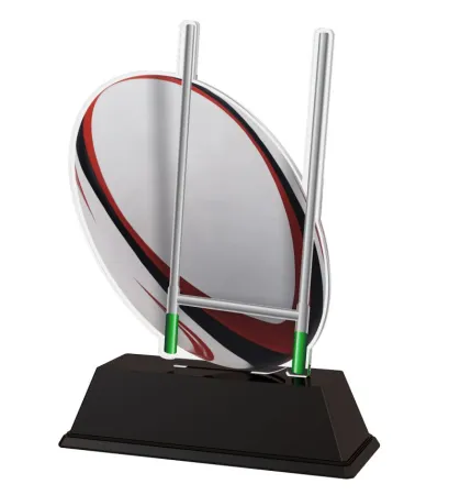 Akrylátová trofej FA210M22 | Rugby Výška cm: 10, Šířka cm: 6
