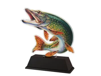 Akrylátová trofej FA210M24 | Rybaření Výška cm: 15.5, Šířka cm: 12.5