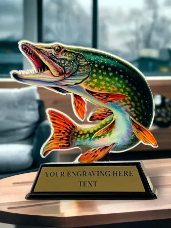 Akrylátová trofej FA210M24 | Rybaření Výška cm: 10, Šířka cm: 6