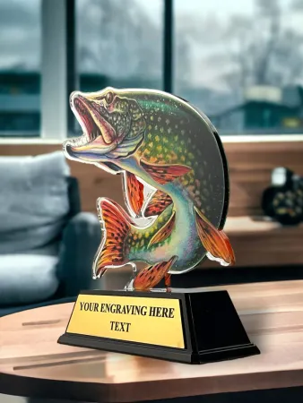 Akrylátová trofej FA210M24 | Rybaření Výška cm: 10, Šířka cm: 6