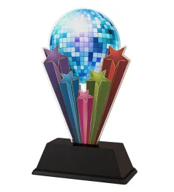 Akrylátová trofej FA210M26 | Hudba Výška cm: 16.5, Šířka cm: 13.5