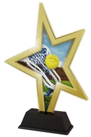 Akrylátová trofej STAR002M8 | Lacrosse Výška cm: 21, Šířka cm: 14.5