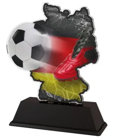 Akrylátová trofej LAC001M2 | Fotbal Výška cm: 13, Šířka cm: 11