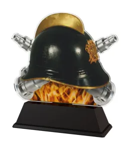 Akrylátová trofej FA210M28 | Hasiči Výška cm: 15.5, Šířka cm: 12.5