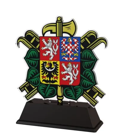 Akrylátová trofej FA210M34 | Hasiči Výška cm: 10, Šířka cm: 6