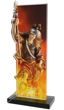 Akrylátová trofej APLA001M02 | Hasiči Výška cm: 18, Šířka cm: 9