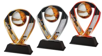 Akrylátová trofej ACRCHM6 | Hasiči Výška cm: 16, Šířka cm: 12