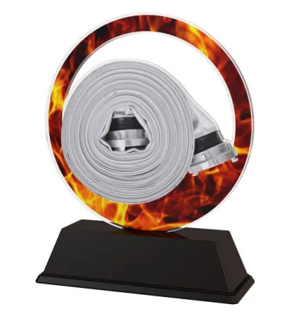 Akrylátová trofej AKEH012018M5 | Hasiči Výška cm: 12, Šířka cm: 9