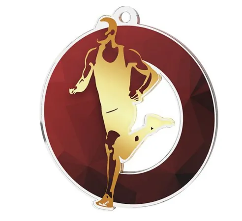 Akrylátová medaile MDA0020M75N | Atletika Stuha: ST2, MD průměr: 7