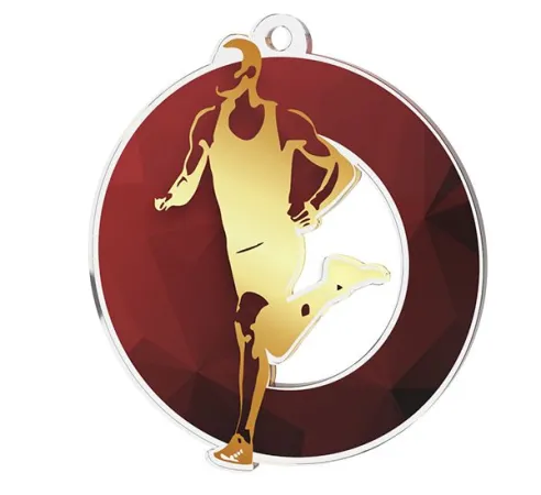 Akrylátová medaile MDA0020M75N | Atletika Stuha: ST2, MD průměr: 7