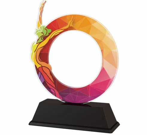 Akrylátová trofej ACLC2101M50 | Gymnastika Výška cm: 10, Šířka cm: 7