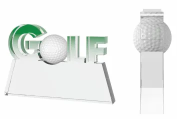 Akrylátová trofej TAC200 Výška cm: 18, Šířka cm: 11.5