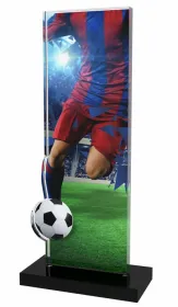 Akrylátová trofej APLAM03 | Fotbal Výška cm: 22, Šířka cm: 9