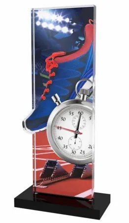 Akrylátová trofej APLAM21 | Atletika Výška cm: 20, Šířka cm: 9