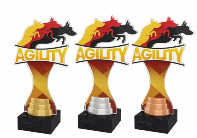 Akrylátová trofej ACBTM44 | Kynologie Výška cm: 26,5, Barva: bronz