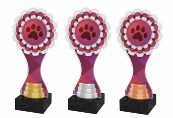 Akrylátová trofej ACBTM52 | Kynologie Výška cm: 26,5, Barva: bronz