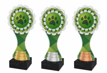 Akrylátová trofej ACBTM53 Výška cm: 23,5, Barva: zlato