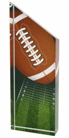 Akrylátová trofej ACC001M04 | Americký fotbal Výška cm: 22, Průměr cm: 8