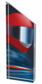 Akrylátová trofej ACC001M13 | Motorsport Výška cm: 20, Průměr cm: 7.5