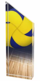 Akrylátová trofej ACC001M14 | Volejbal Výška cm: 22, Průměr cm: 8
