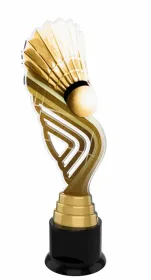 Akrylátová trofej ACTAR0002M3 | Badminton Výška cm: 29, Barva: bronz