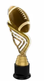 Akrylátová trofej ACTAR0002M6 | Americký fotbal Výška cm: 31, Barva: stříbro