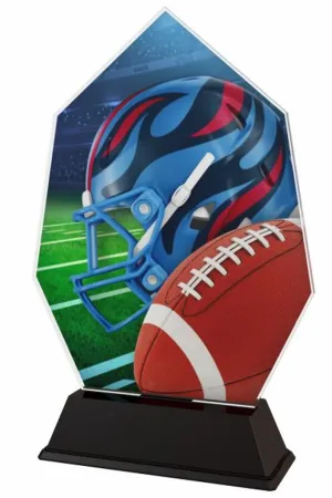 Akrylátová trofej ACSC001M06 | Americký fotbal Výška cm: 15.5, Šířka cm: 9.5