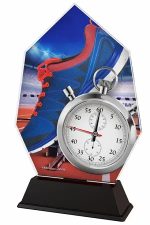 Akrylátová trofej ACSC001M07 | Atletika Výška cm: 21, Šířka cm: 14