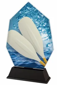 Akrylátová trofej ACSC001M20 | Vodní sporty Výška cm: 17.5, Šířka cm: 11.5