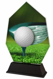 Akrylátová trofej ACSC001M22 | Golf Výška cm: 19, Šířka cm: 12.5
